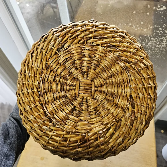 Vintage Wicker Basket Retro - Picture 4 of 7